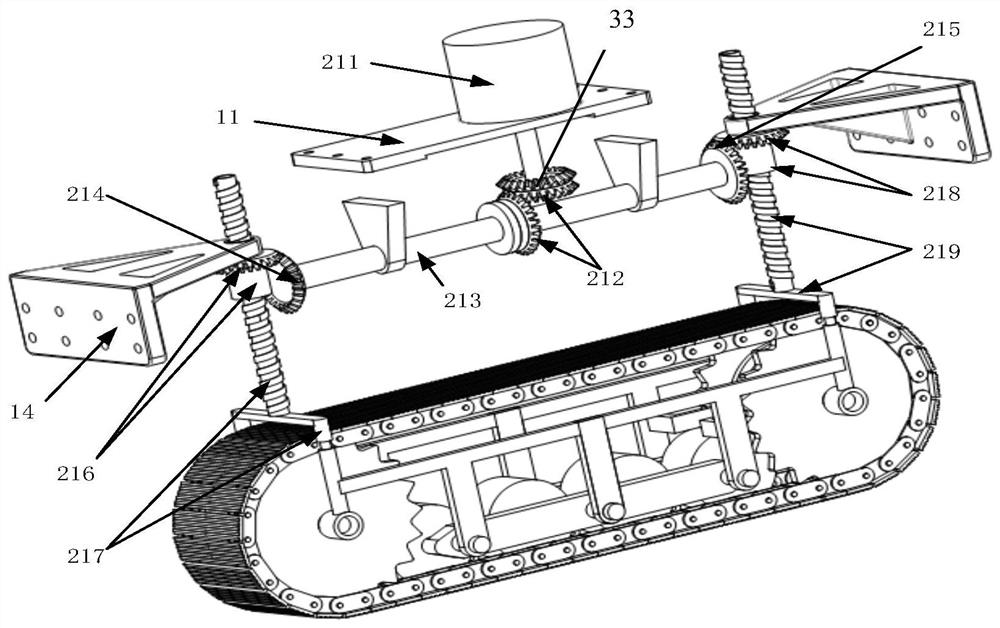 An underwater pipeline clamping crawler