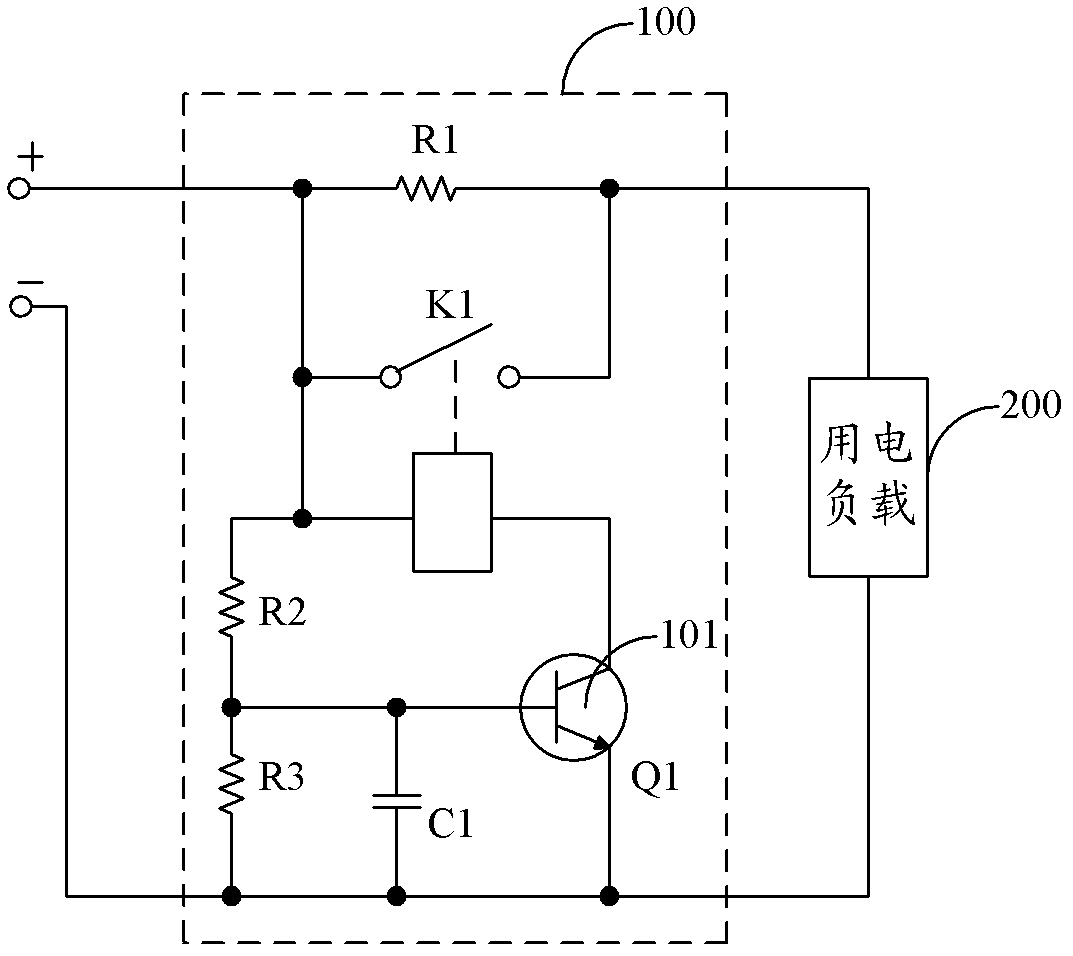 Surge current suppression circuit and lamp