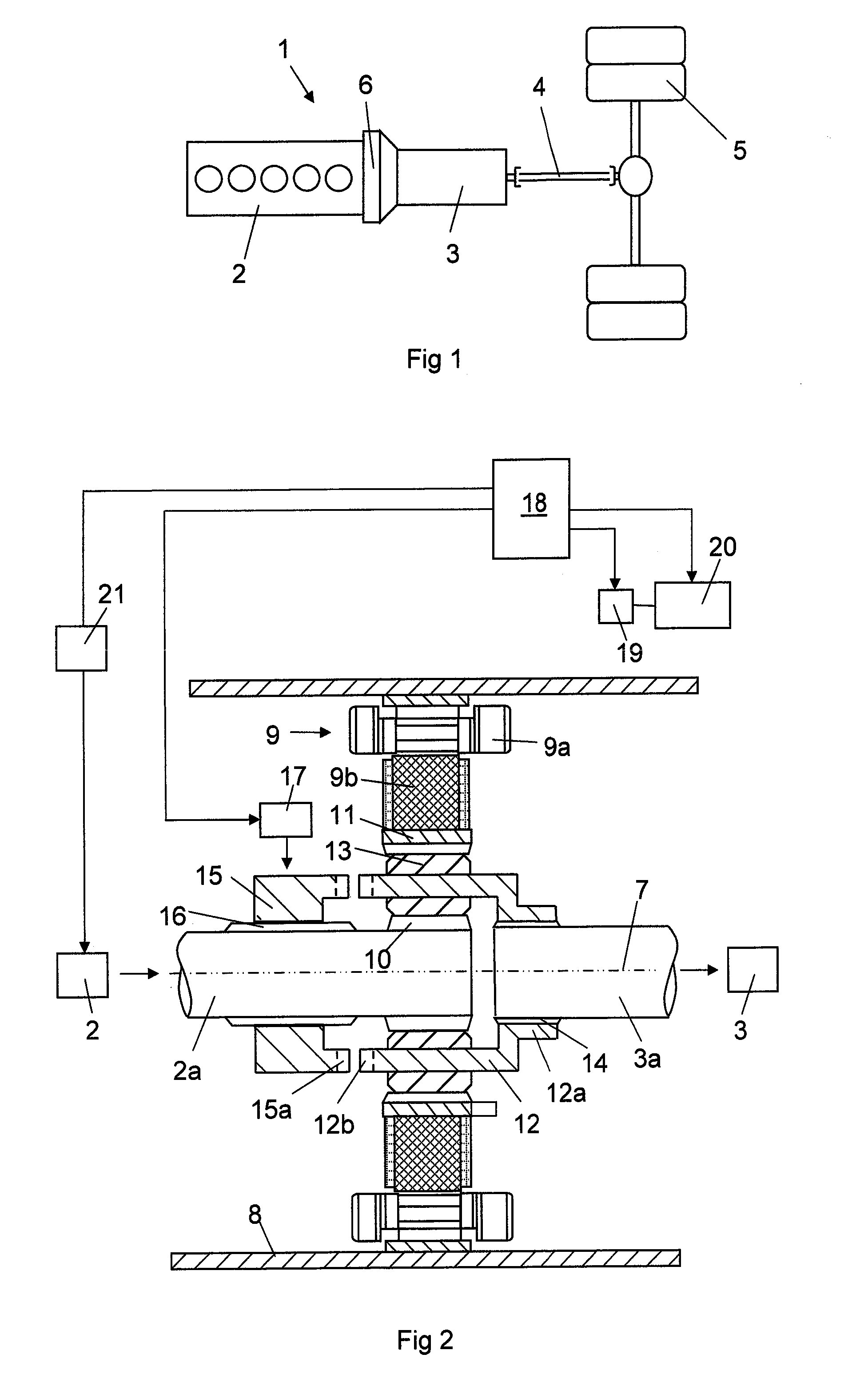 Method for gearchange in a hybrid vehicle