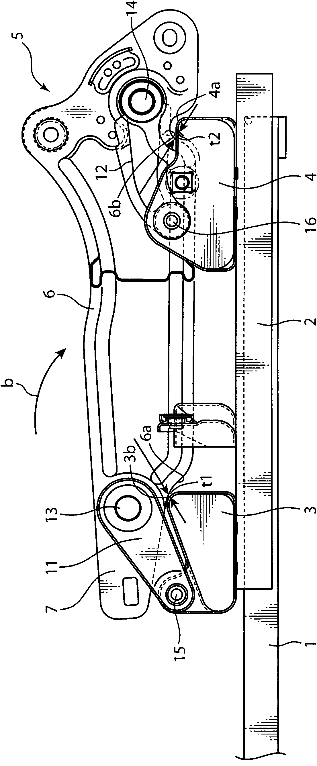 Lifter device for vehicle seat