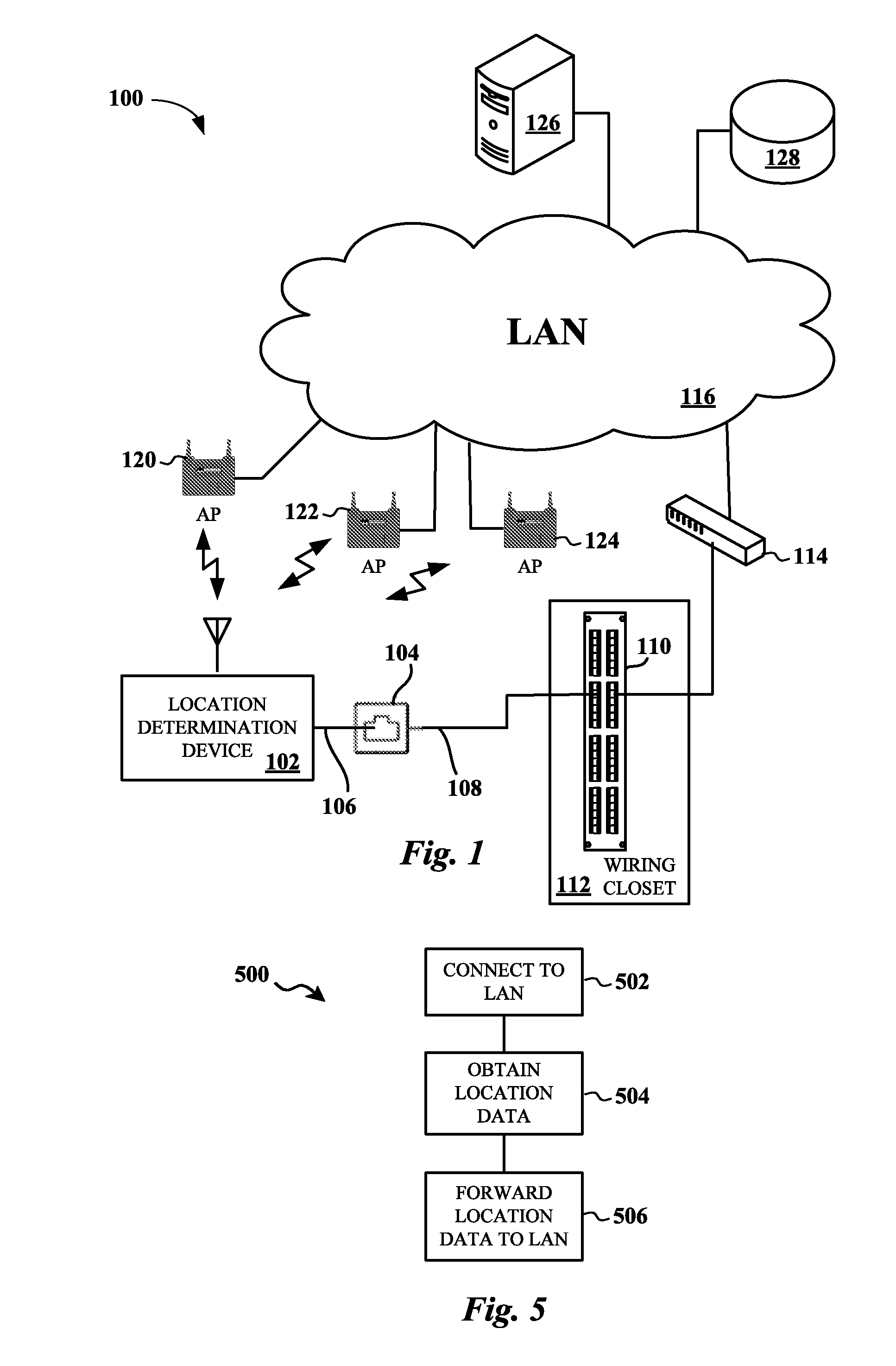 Obtaining per-port location information for wired LAN switches