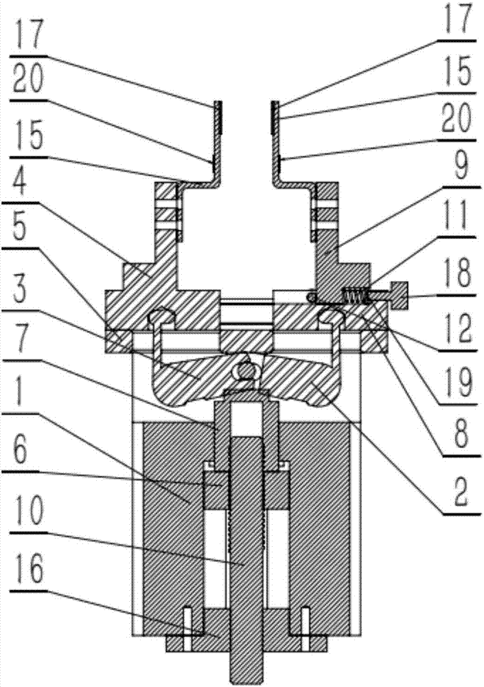Parallel clamping device for clamping small components