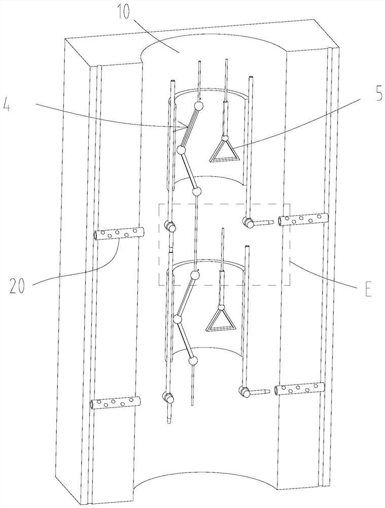 Novel grouting anchoring layered inclination and settlement monitoring system and method