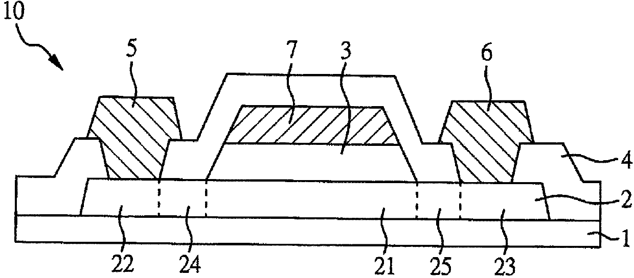 Thin film transistor substrate and display device comprising same