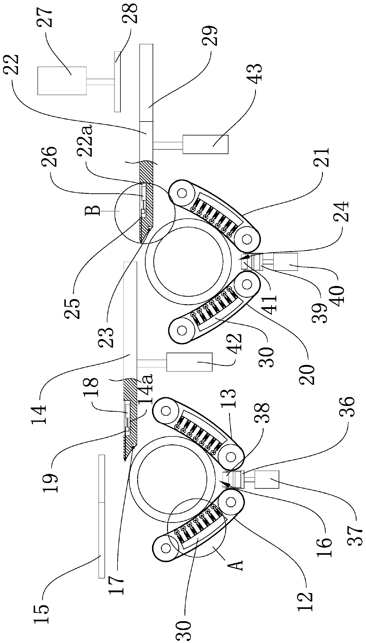 Surface treatment device for aluminum coil