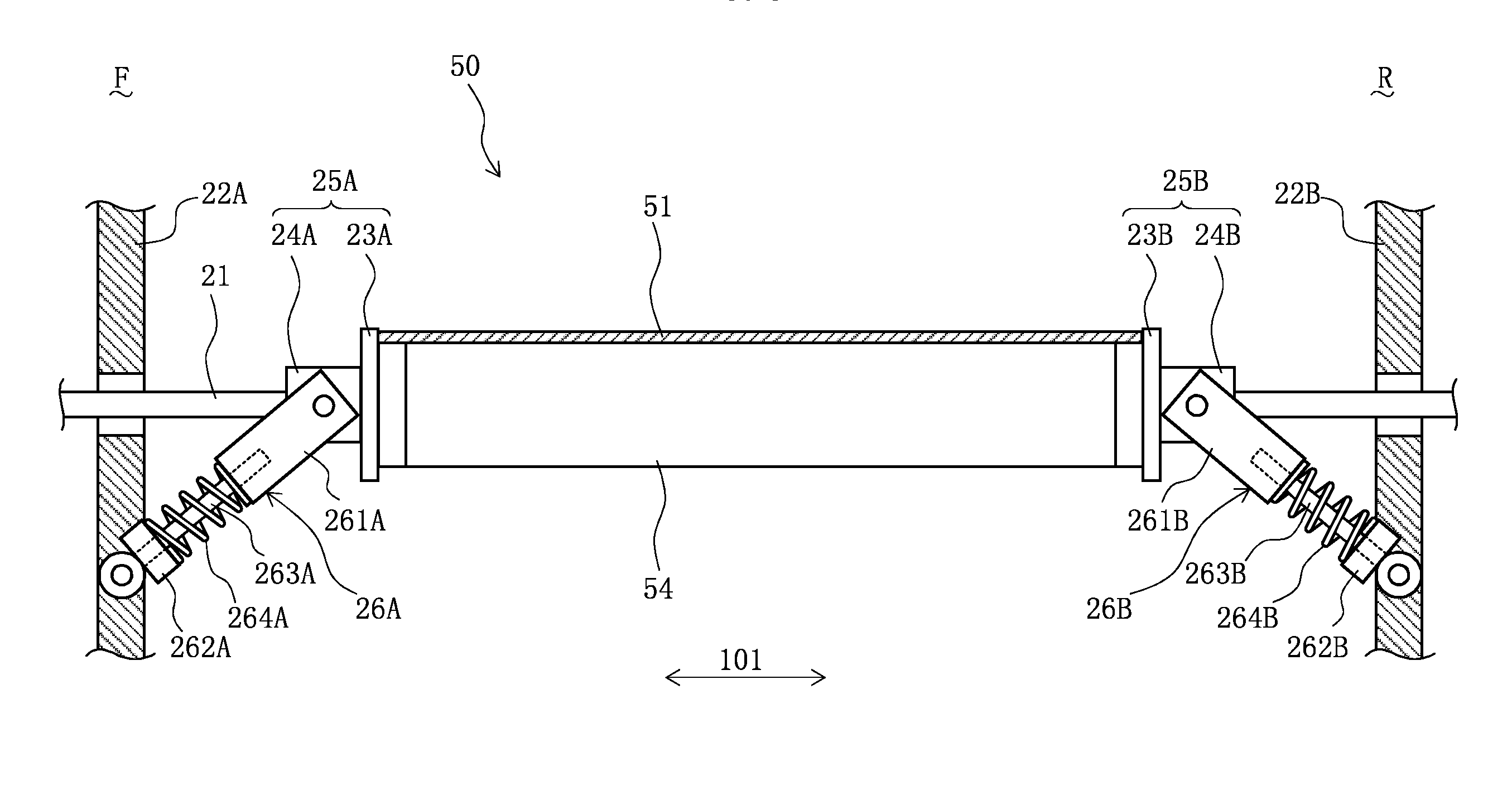 Belt driving device