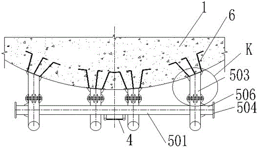 Single-pole attachment fabricated mooring structure for offshore wind turbine foundation and construction method of single-pole attachment fabricated mooring structure