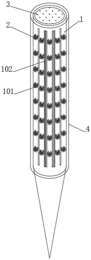 Novel construction concrete pipe pile based on anti-penetration technology and its preparation method