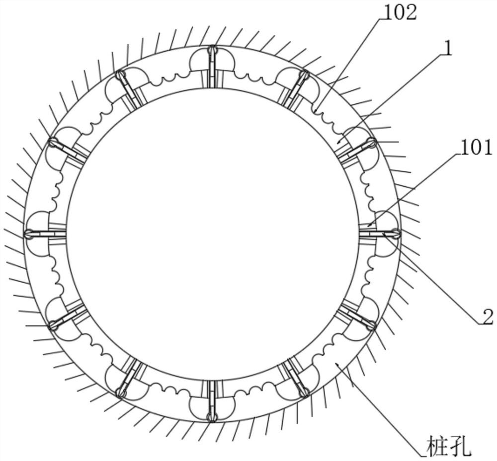 Novel construction concrete pipe pile based on anti-penetration technology and its preparation method