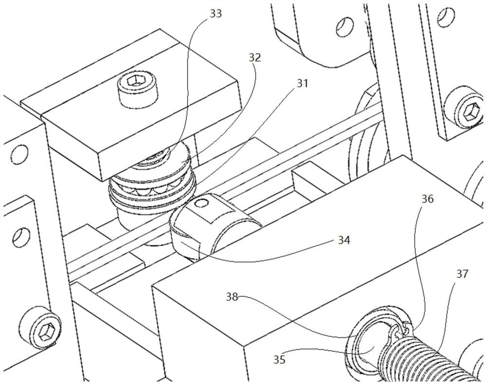 Welding wire width measuring device