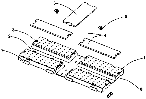 Multifunctional spliced floor and floor system constituted by same