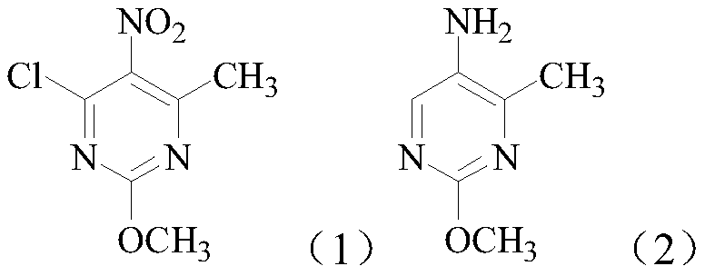 Preparation method of 2-methoxy-5-amino-4-methylpyrimidine