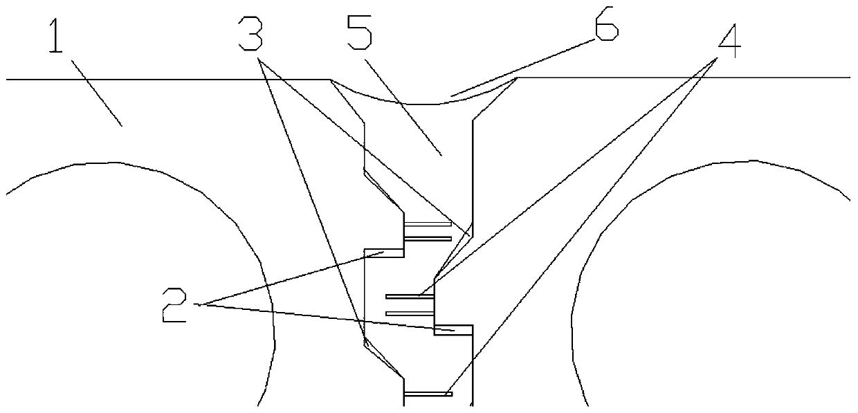 Self-insulation zigzag concrete slab girder hinge joint structure