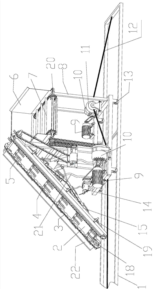 Peanut picking and harvesting bedstand