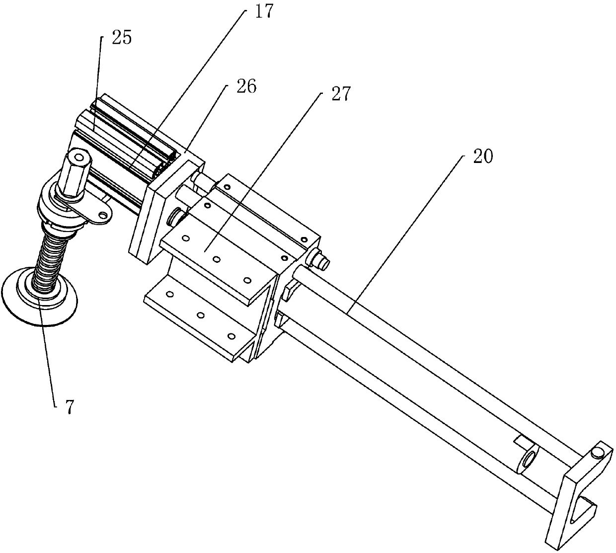 Dynamic measurement gripper with space two-freedom-degree telescopic function and method of dynamic measurement gripper