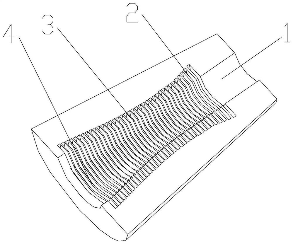 Millimeter wave broadband corrugated horn and manufacturing method thereof