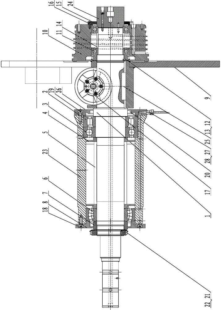 Spindle Assembly Structure on Elephant Trunk Reel