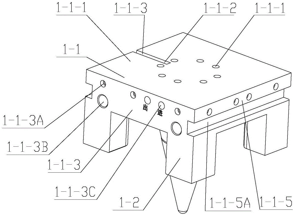 Hot pressing mold of conical cover