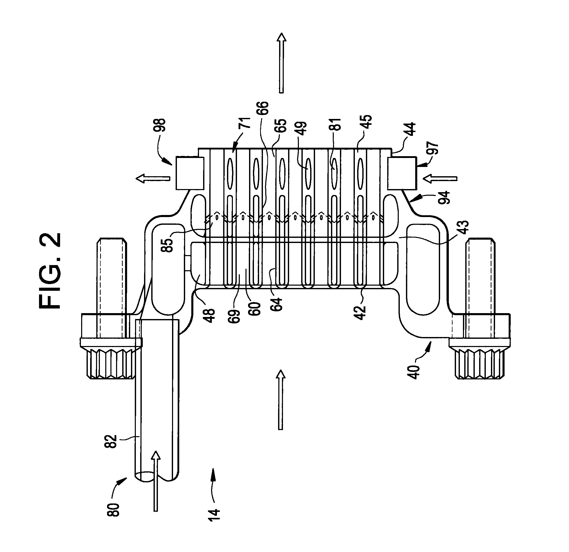 Turbomachine injection nozzle including a coolant delivery system