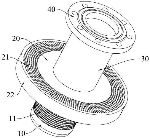 Ammonia gas absorption sealing device