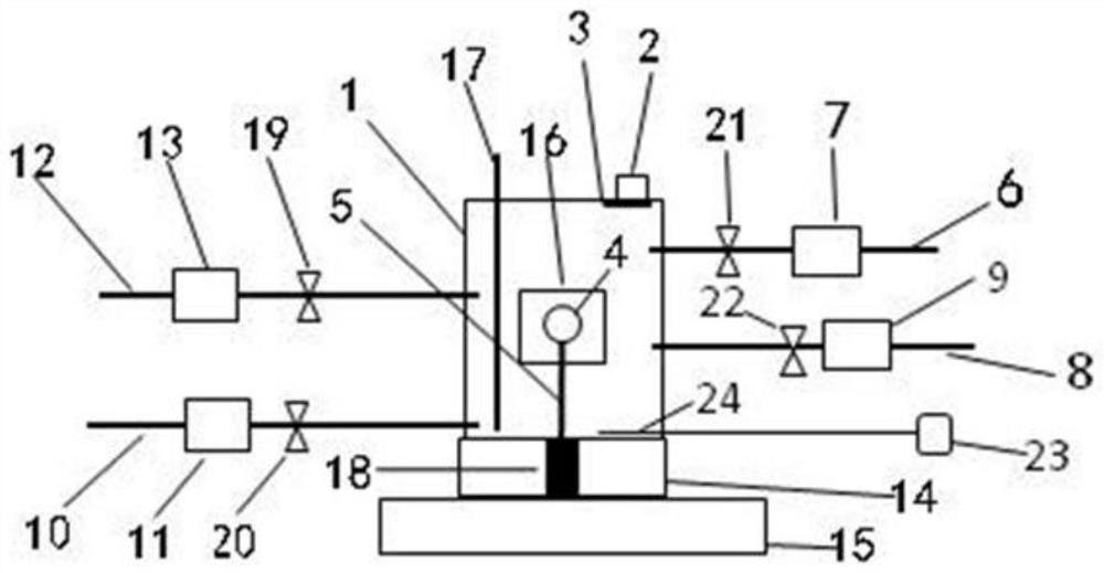 A test device for in situ research on dynamic adsorption reaction of heavy metals in water