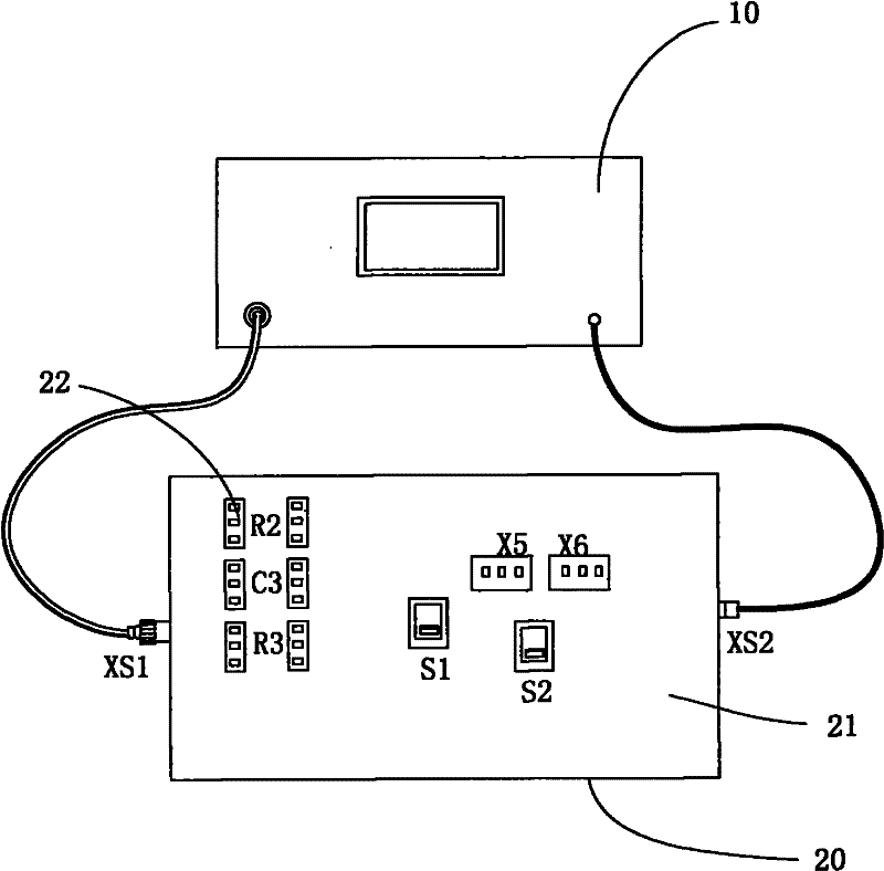 Power sensor frequency characteristic test compensation device and method thereof