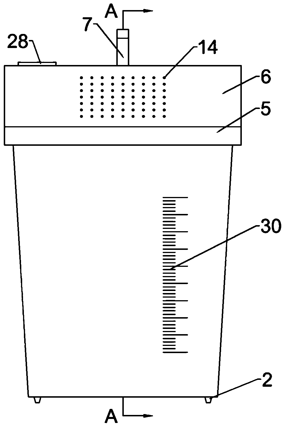 Separated manual and automatic integral juice squeezing machine