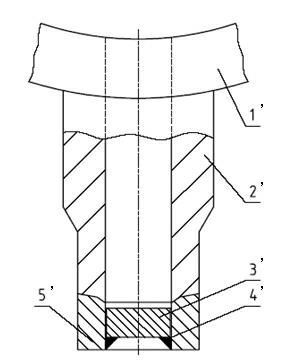 Hydrostatic test device used for large-diameter thick-wall pipe joint and hydrostatic test method thereof