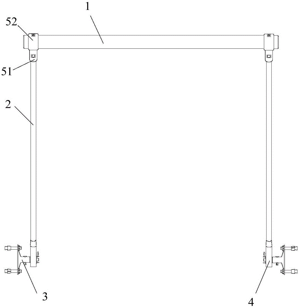 Circular self-locking hanging rack