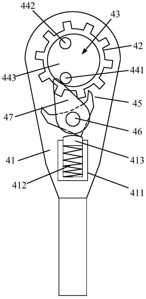 Circular self-locking hanging rack