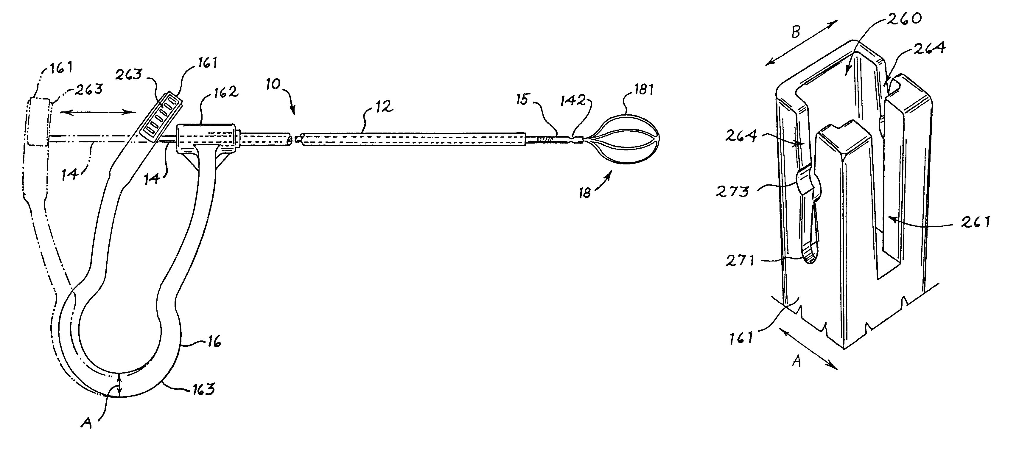 Handle for interchangeable medical device