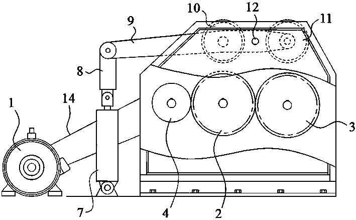 Automatic brazing rod pulling device of plugging hole opening machine