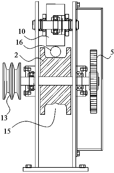 Automatic brazing rod pulling device of plugging hole opening machine