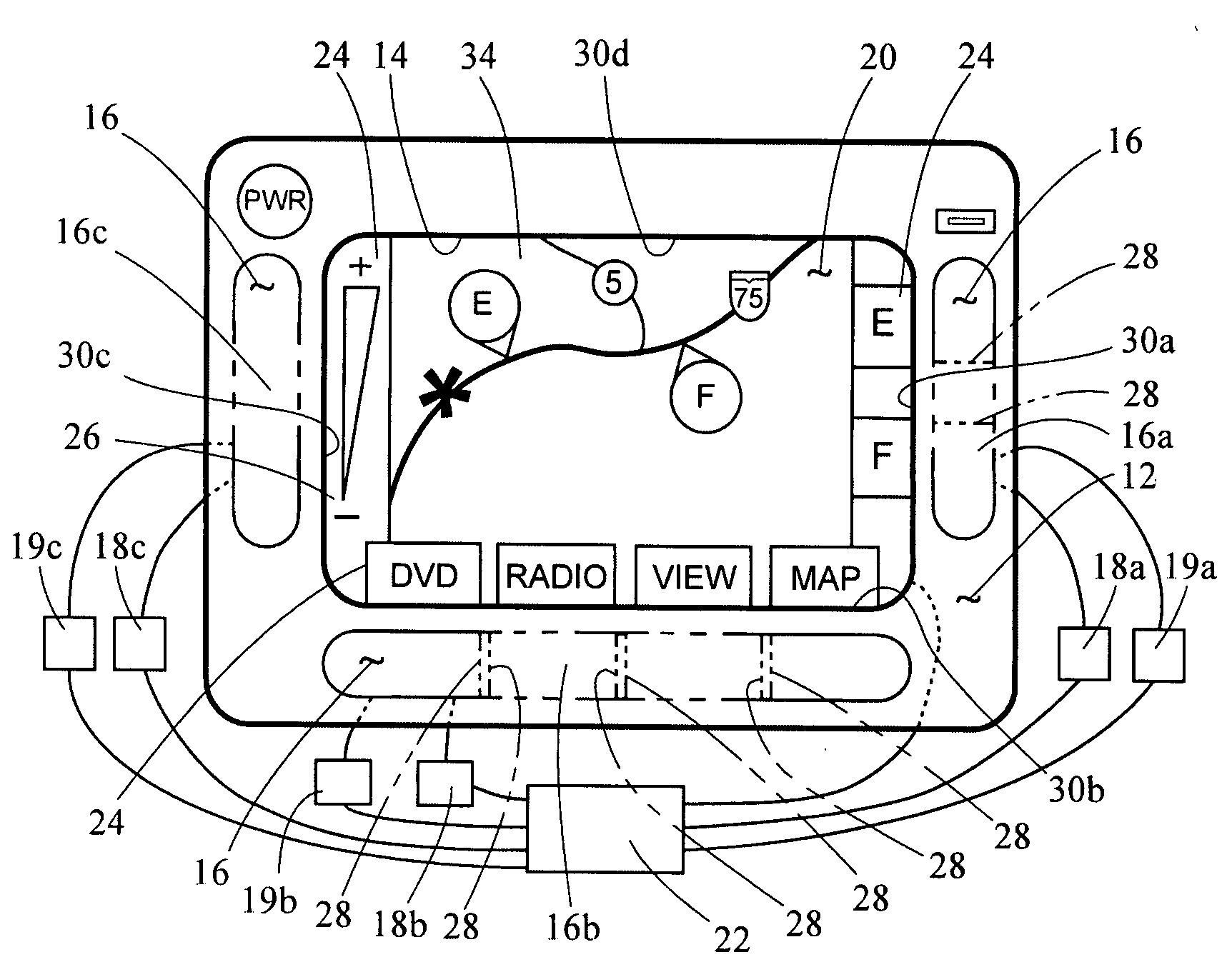 Touch control bezel for display devices