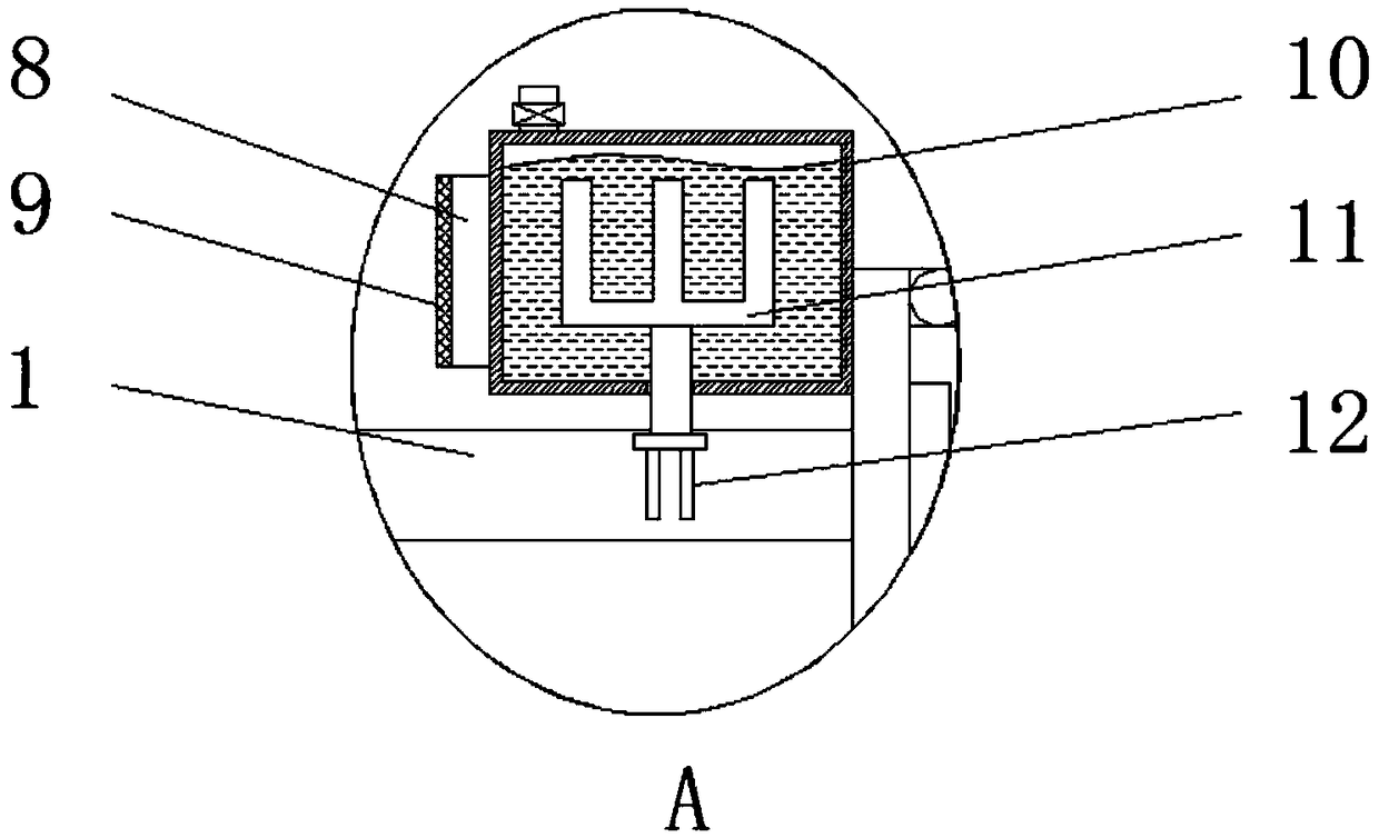 Electric vehicle power battery cooling device