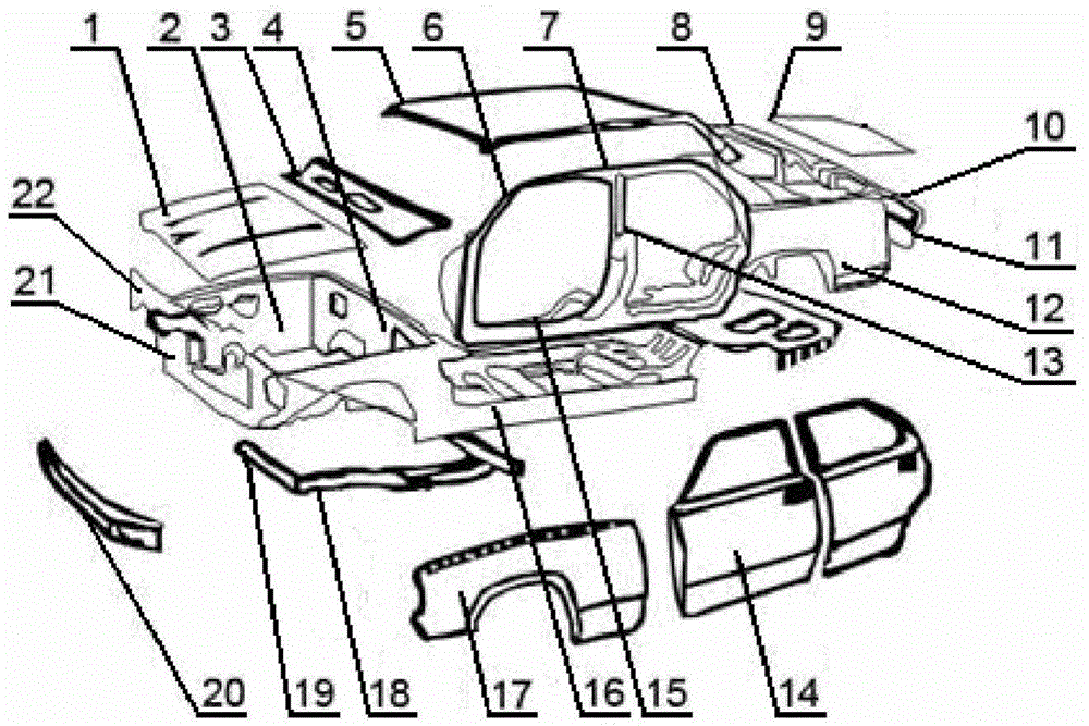 A method for testing the vibration and noise reduction performance of automobile damping materials