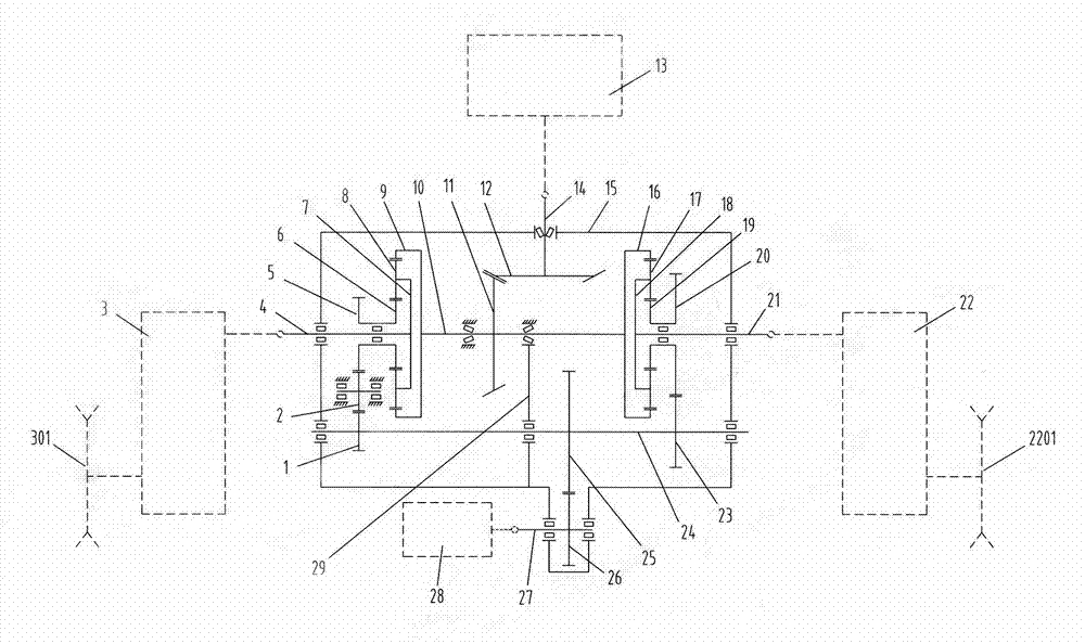 Compound transmission mechanism