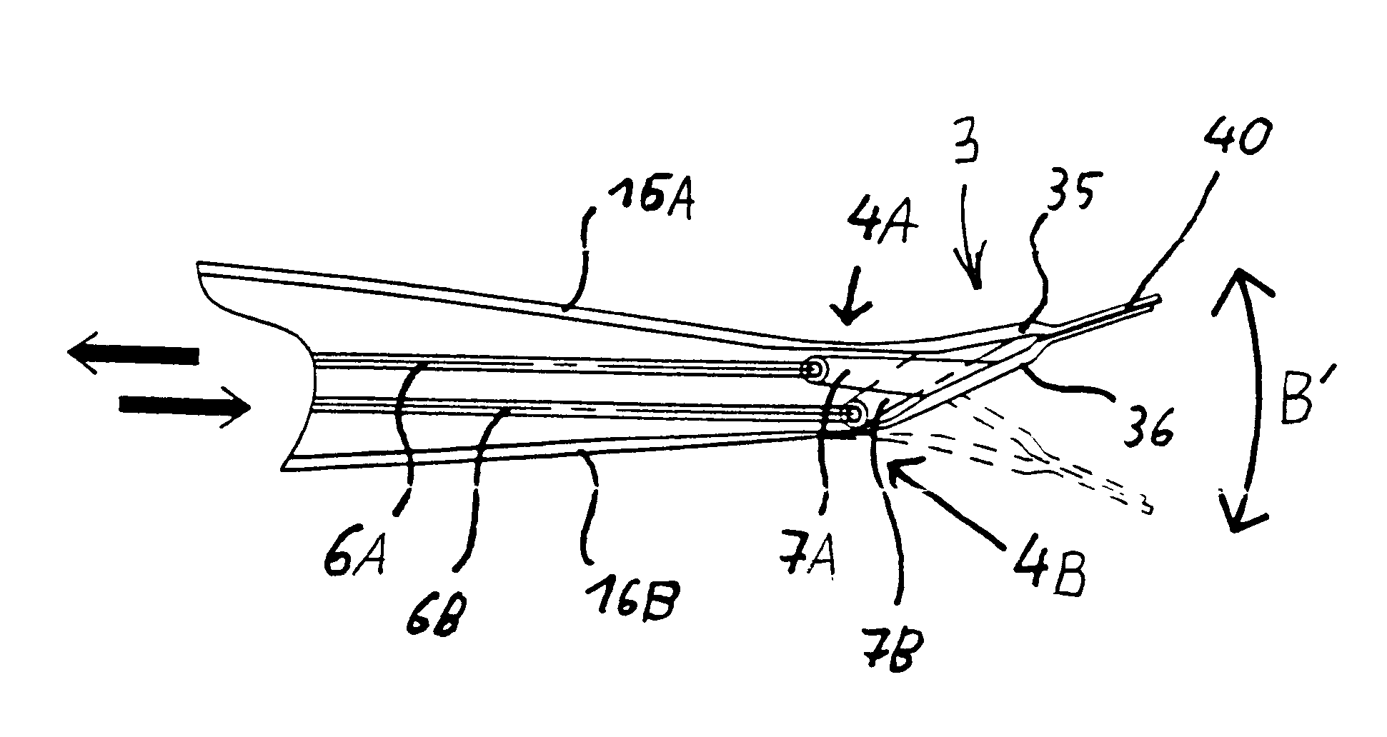 Helicopter rotor blade with a movable flap
