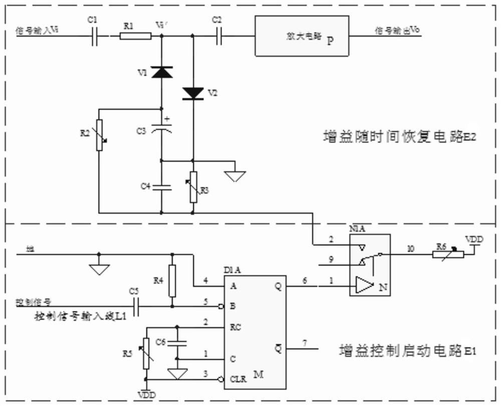 Time-varying gain circuit