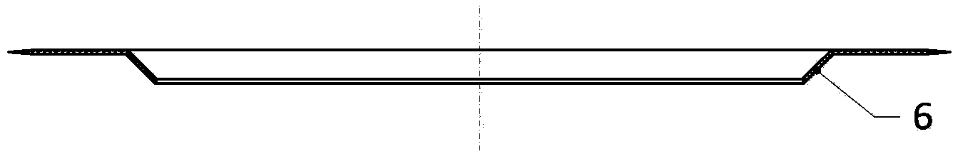 Thin-film sealing-in structure of high-temperature-resistant and high-strength glass tube and metal piece