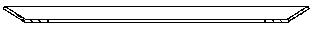 Thin-film sealing-in structure of high-temperature-resistant and high-strength glass tube and metal piece