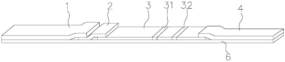 A kind of rapid diagnostic test paper and preparation method thereof