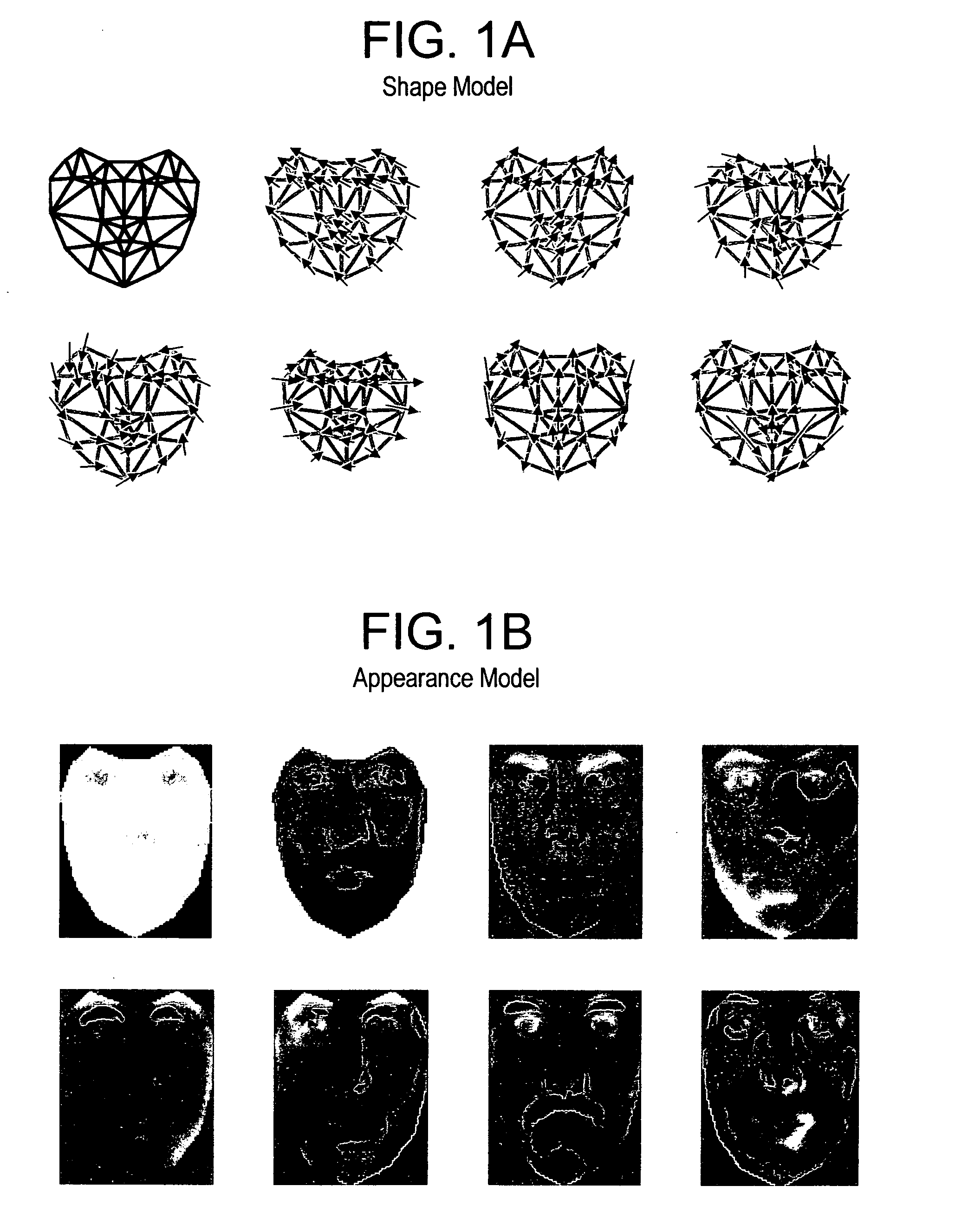 Method of combining images of multiple resolutions to produce an enhanced active appearance model