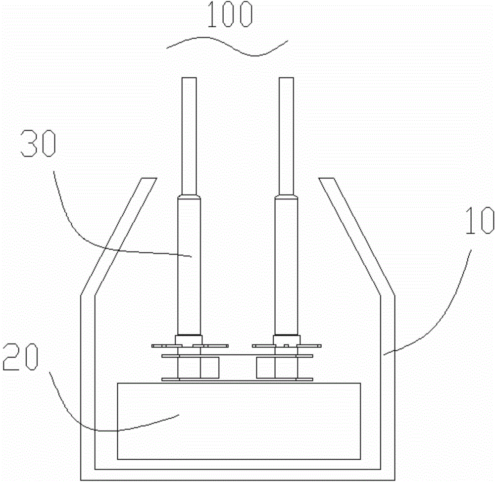 Conveying mechanism of powder coating booth