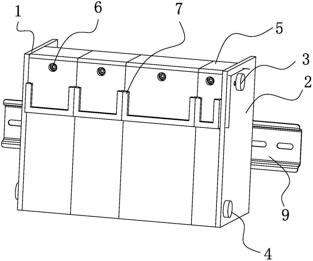 Misoperation-preventive locking device for circuit breakers or air switches