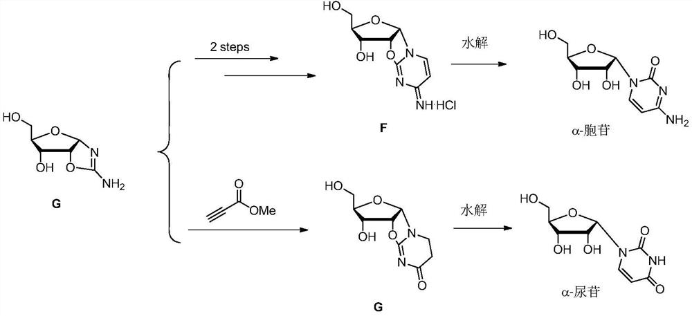 A kind of alpha nucleoside synthesis method