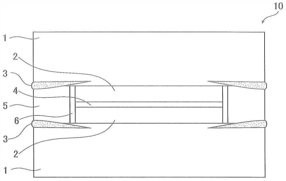 Assembled slab, method for manufacturing same, and method for manufacturing clad steel material