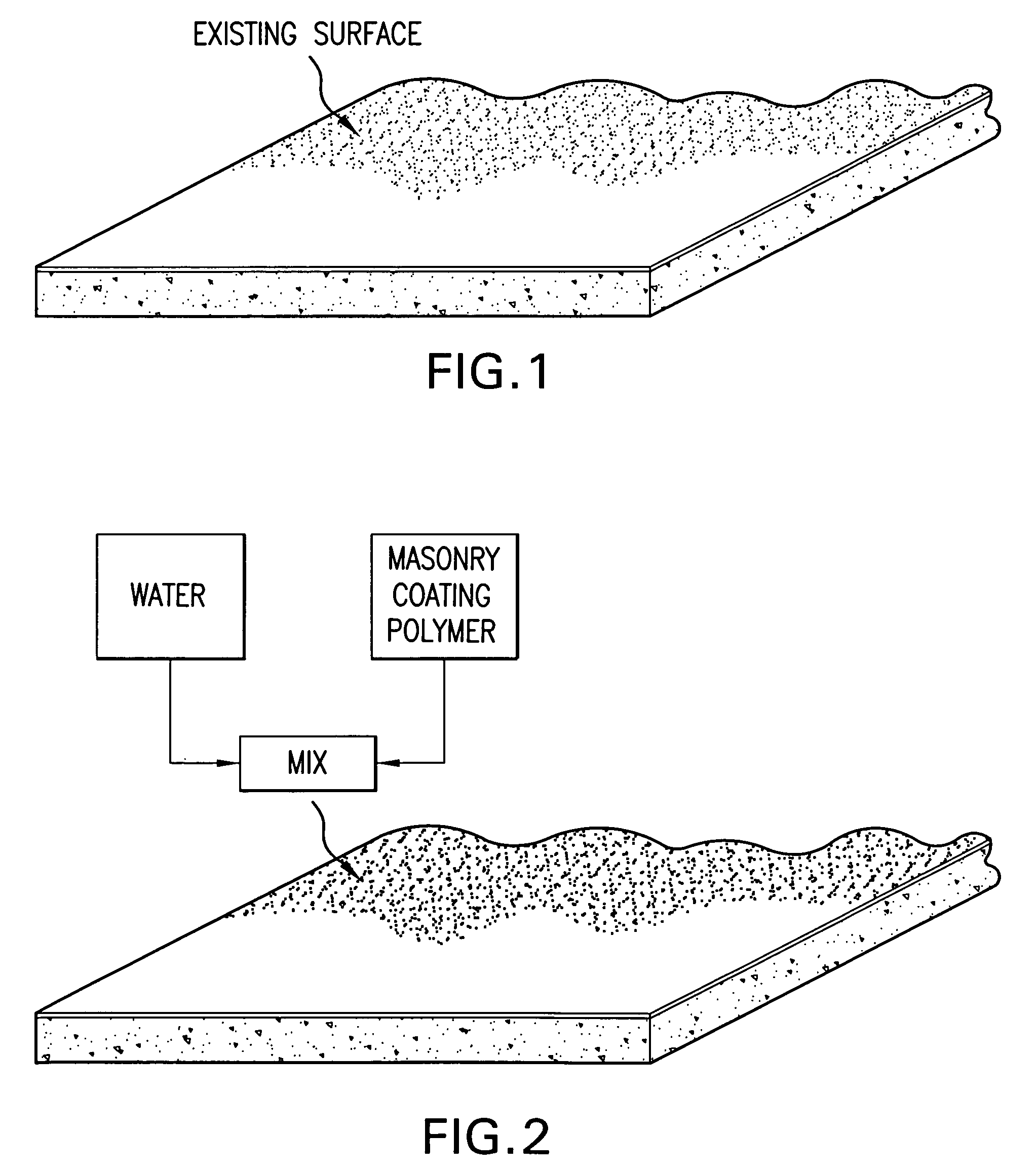 Composition and method for installing a simulated natural surface