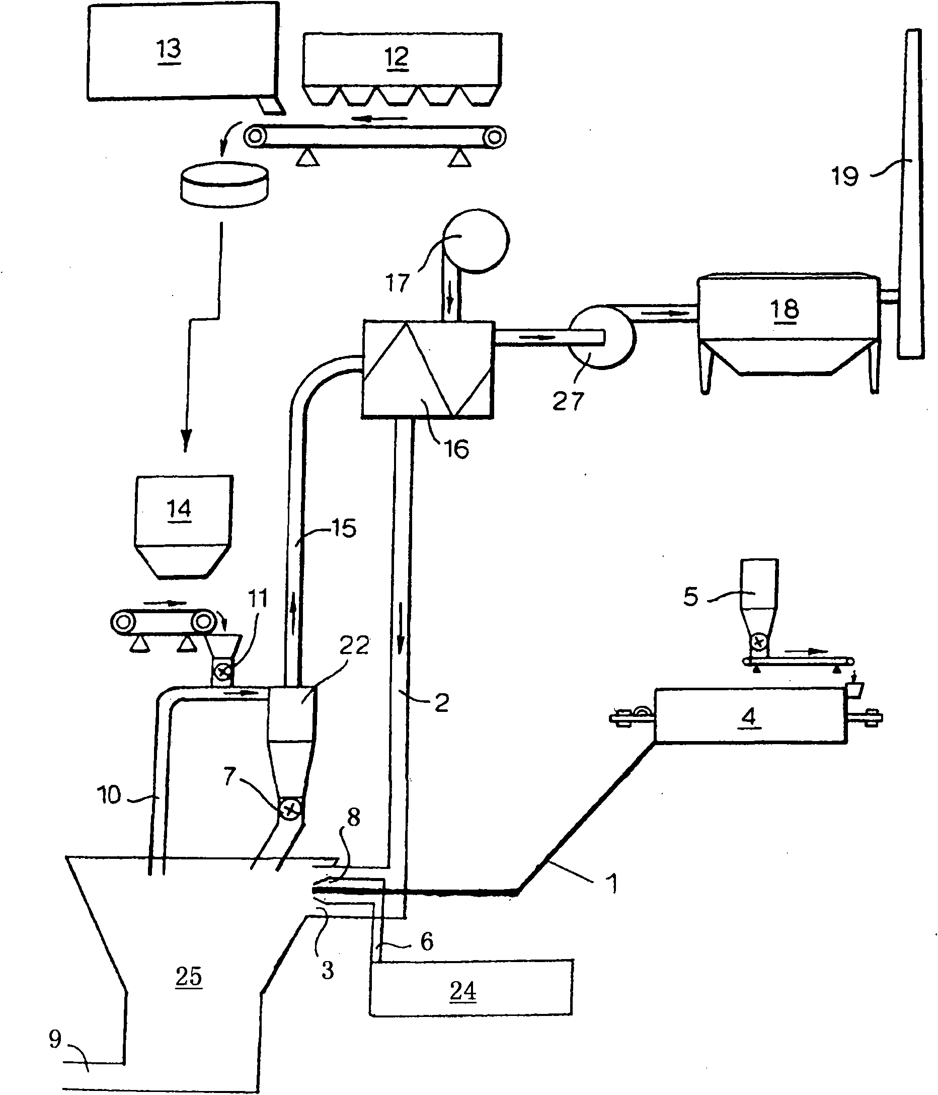 Process and apparatus for making mineral fibres