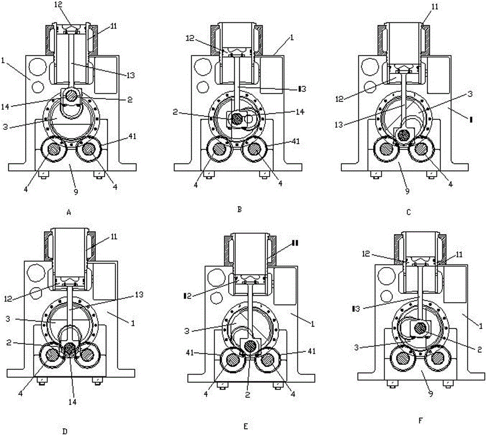 Engine power transmission output structure